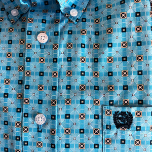 MTW1105607 Cinch Mens Tee Turquoise