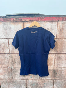 X3S2598762 Wrangler Ladies Quinn S/S Tee Navy