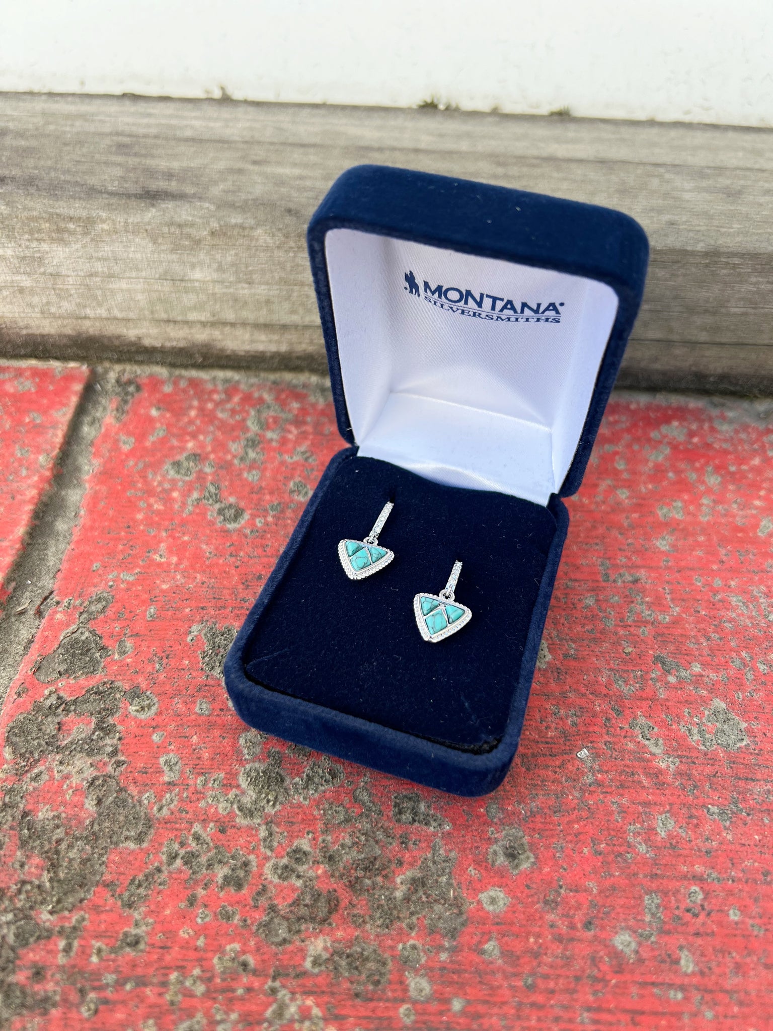 ER5481 Noon Cobblestone Turquoise Earrings