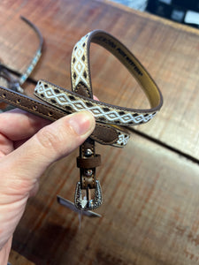 P3S2994BND Pure Western Drew Hat Band Tan/Natural