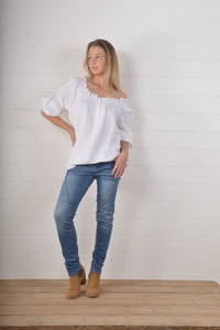 Bullrush Moonta Bay Top 24 - White