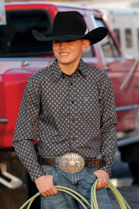 MTW7060221 Cinch Boys L/S Shirt