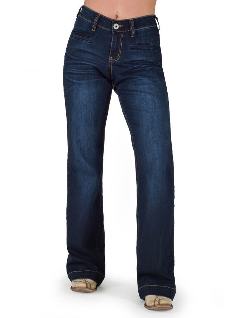 Cowgirl Tuff Ladies Platinum Bootcut Jeans 35" Leg
