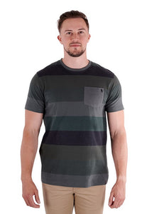 T3S1516009 Thomas Cooks Mens Spencer S/S Tee Green Marle