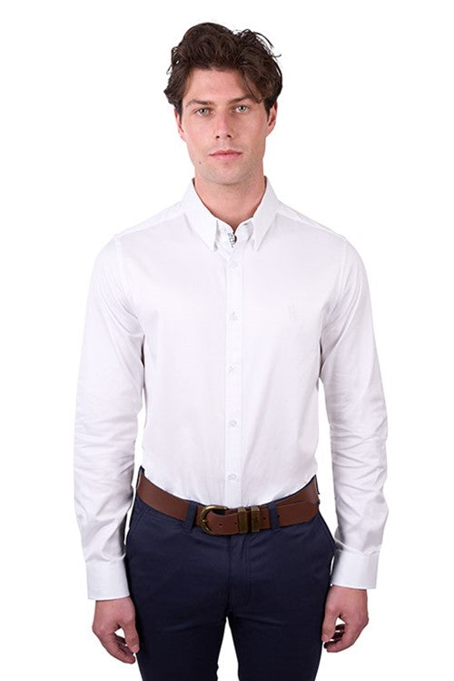 TCP1121046 Thomas Cook Men's Callum L/S Shirt White