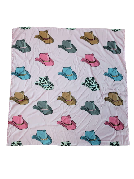 Wildrag8 Pink Cowboy Hats Wild Rag