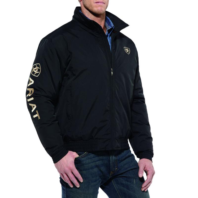10009945 Ariat Mens Team Jacket - Black