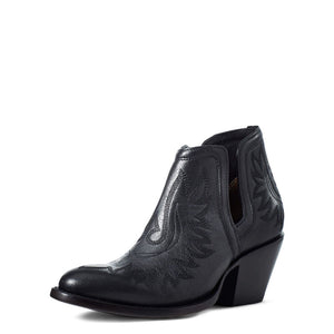 10035976 Ariat Ladies Dixon R Toe Boots Brooklyn Black