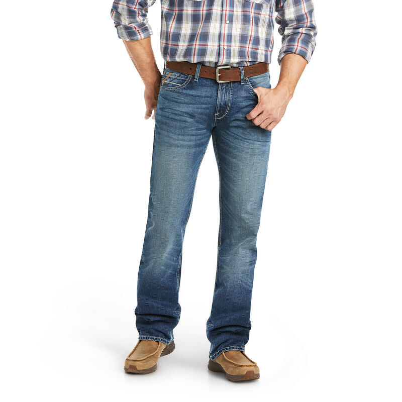 10036082 Ariat Mens M7 Percell Straight 34 & 36" Legs Jean Aspen