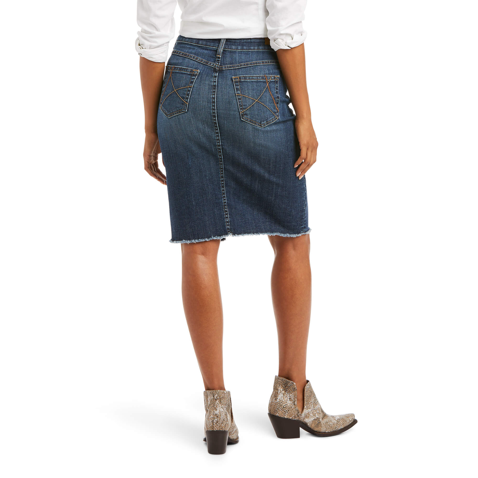 Ariat Ladies Denim Skirt Ella Goldie