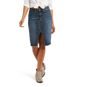 Ariat Ladies Denim Skirt Ella Goldie