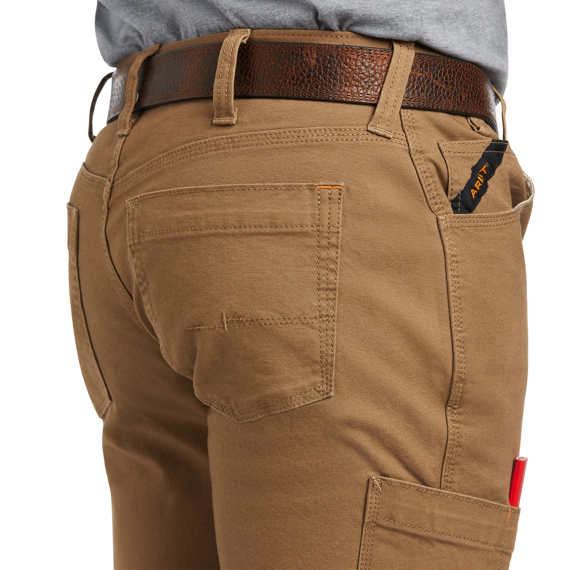 10036734 Ariat Mens Rebar M7 Rocker Durastretch 34" leg Jean Khaki