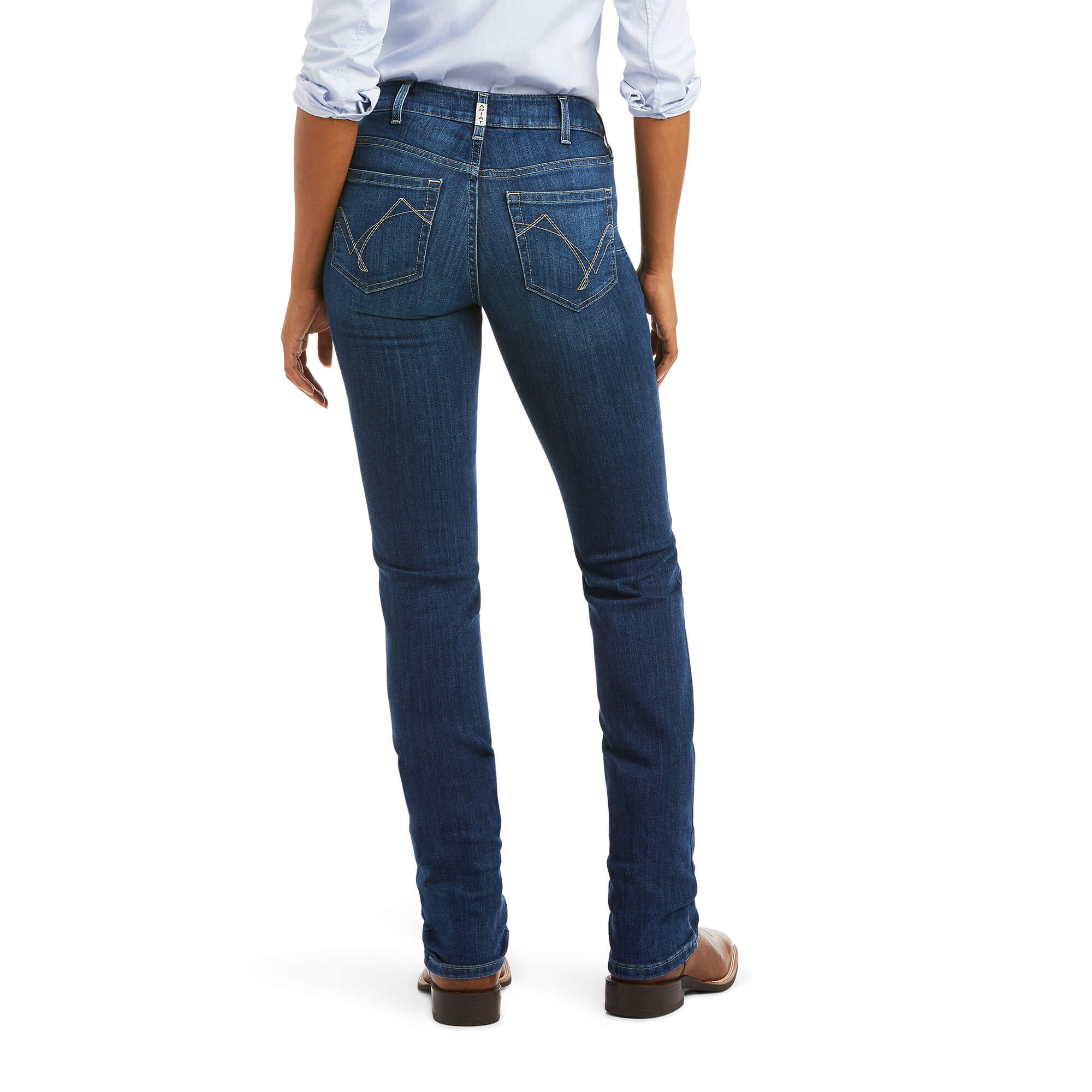 10036814 Ariat Ladies REAL Perfect Rise Straight 34" & 36" Legs Abby Mackenzie Jean