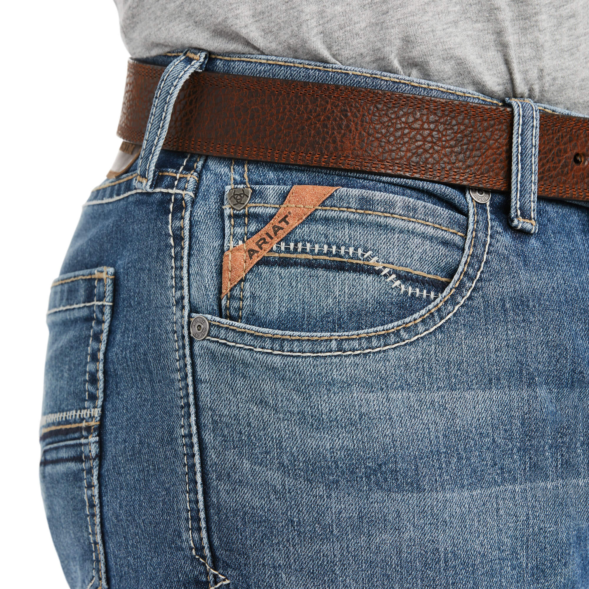 10036878 Ariat Men's M5 Slim Straight Leg Stretch Jean