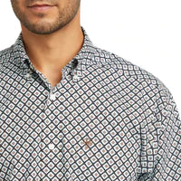 10036936 Ariat Mens Marquez Classic L/S Shirt Tranquil Aqua