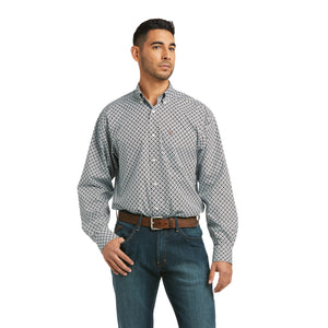 10036936 Ariat Mens Marquez Classic L/S Shirt Tranquil Aqua