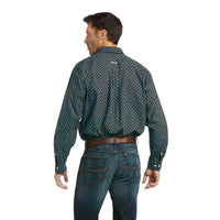 10037037 Ariat Mens Pip Classic L/S Shirt Oceanic Glow