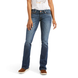 10037680 Ariat Ladies REAL Mid Rise Straight Leg Arrow fit Jean Mariana Natalia