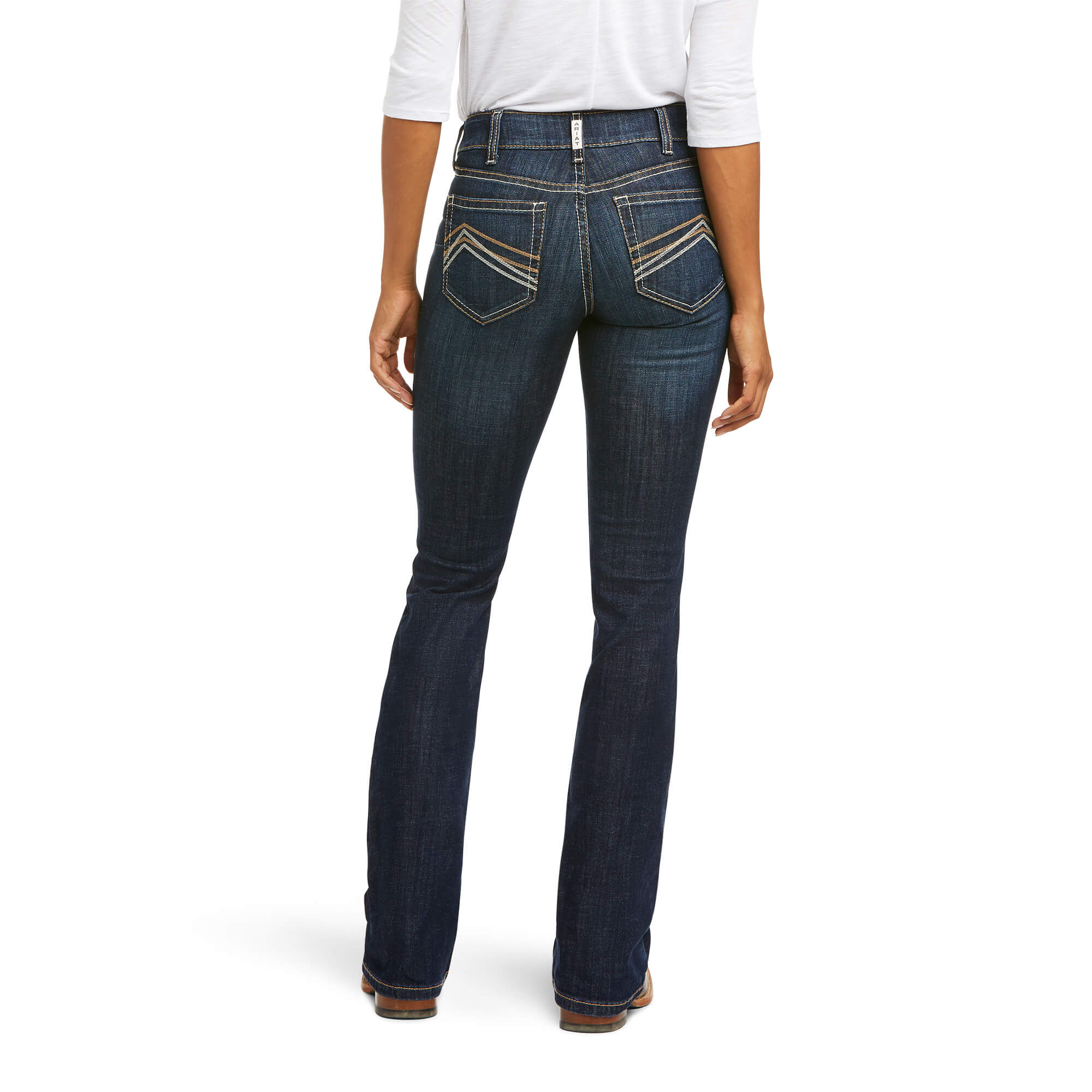 10037684 Ariat Ladies REAL Perfect Rise Bootcut Leg Jean Kimberly Rascal