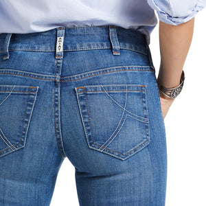 10039605 Ariat Ladies REAL Mid Rise Straight 34" & 36" Leg Jeans Catherine Maine