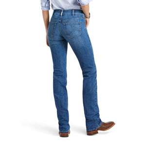 10039605 Ariat Ladies REAL Mid Rise Straight 34" & 36" Leg Jeans Catherine Maine