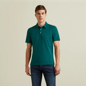 10040824 Ariat Mens Medal Polo Forest