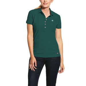 10040830 Ariat Ladies Prix 2.0 Polo Forest