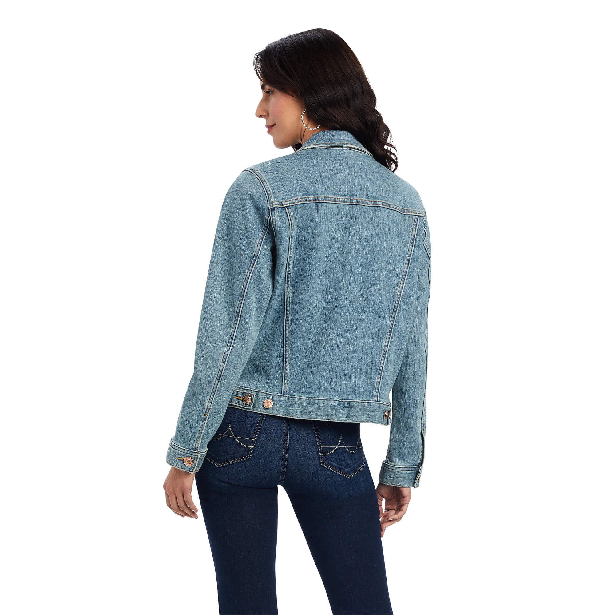 10041103 Ariat Ladies Denim Jacket Utah