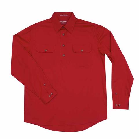 30303CHI Just Country Lachlan Workshirt - Chilli