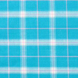 Just Country Abbey Full Button Workshirt Aqua Plaid