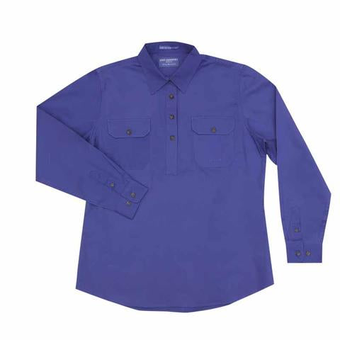 50505BLU Just Country Ladies Jahna Work shirt