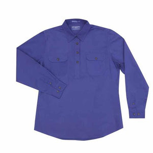 50505BLU Just Country Ladies Jahna Work shirt