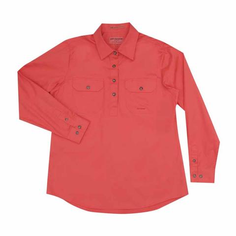 50505HCL Ladies Jahna Women’s Work Shirt Hot Coral
