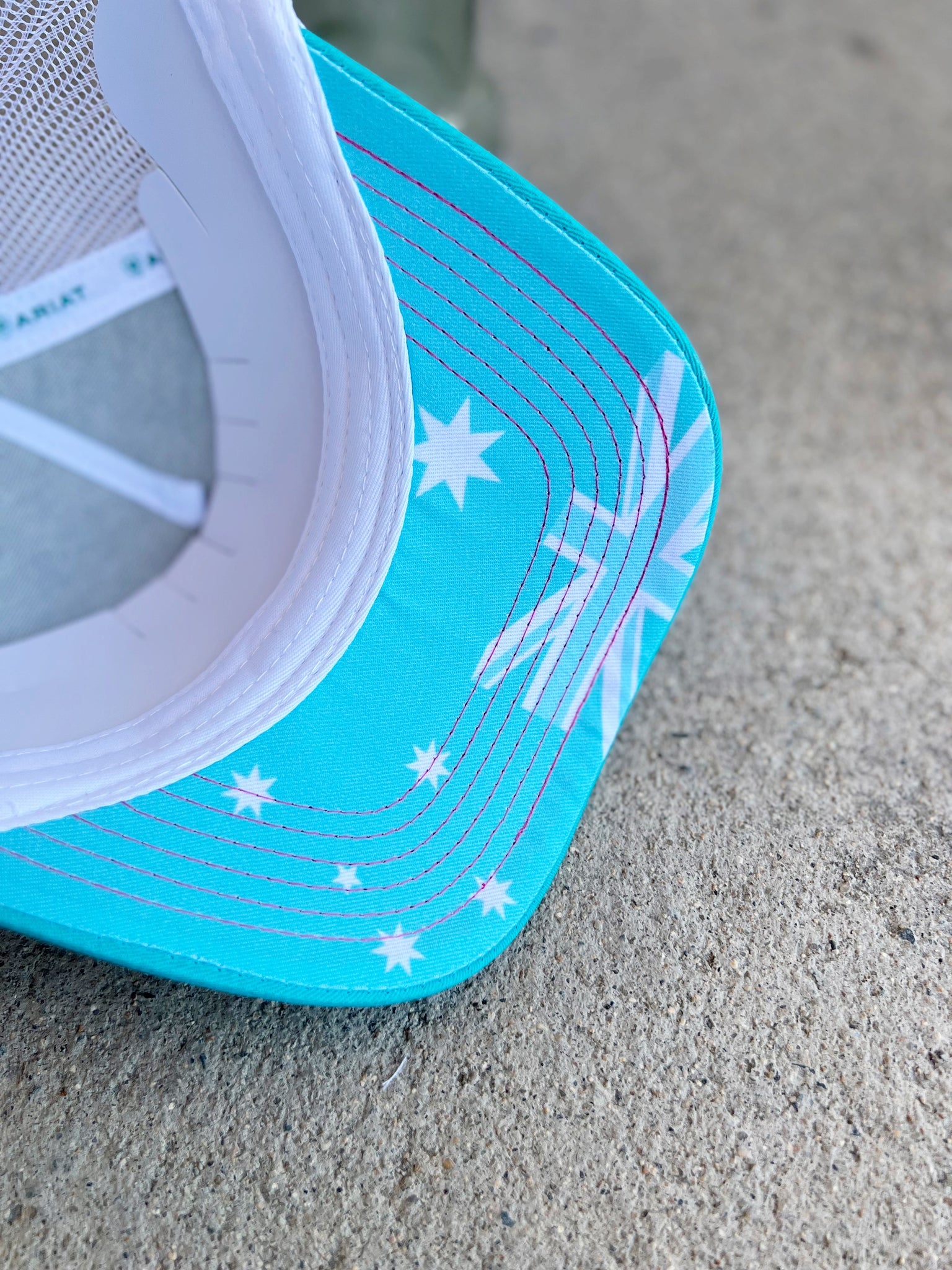 AC2212 Ariat Patriot Trucker Ceramic Turquoise