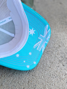 AC2212 Ariat Patriot Trucker Ceramic Turquoise