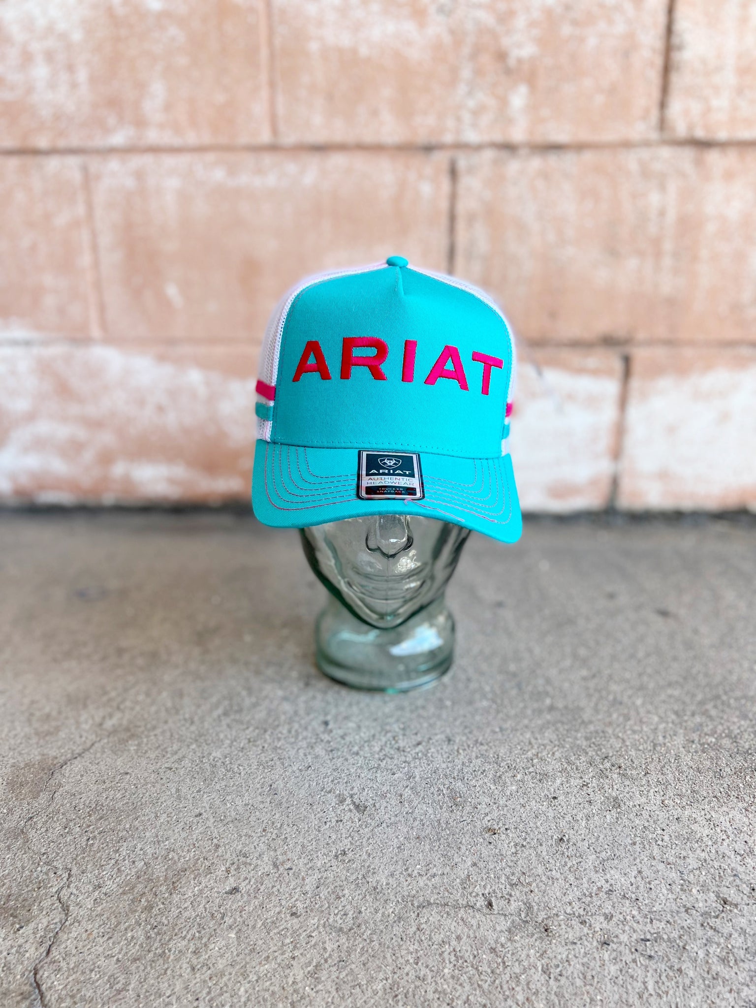 AC2212 Ariat Patriot Trucker Ceramic Turquoise