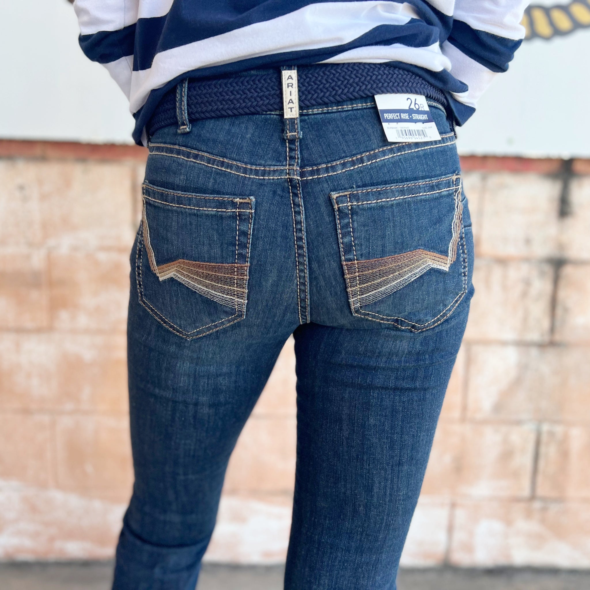 10039603 Ariat Ladies R.E.A.L. Perfect Stackable Straight Jean