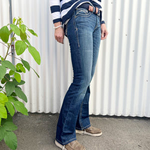 10039610 Ariat Ladies Mid Rise Bootcut Corinne Pacific Jean