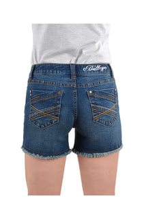 B1S2302099 Bullzye Ladies Katrina Short Mid Wash