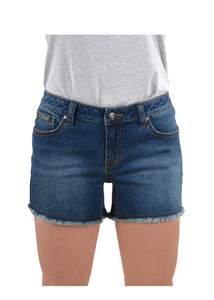 B1S2302099 Bullzye Ladies Katrina Short Mid Wash