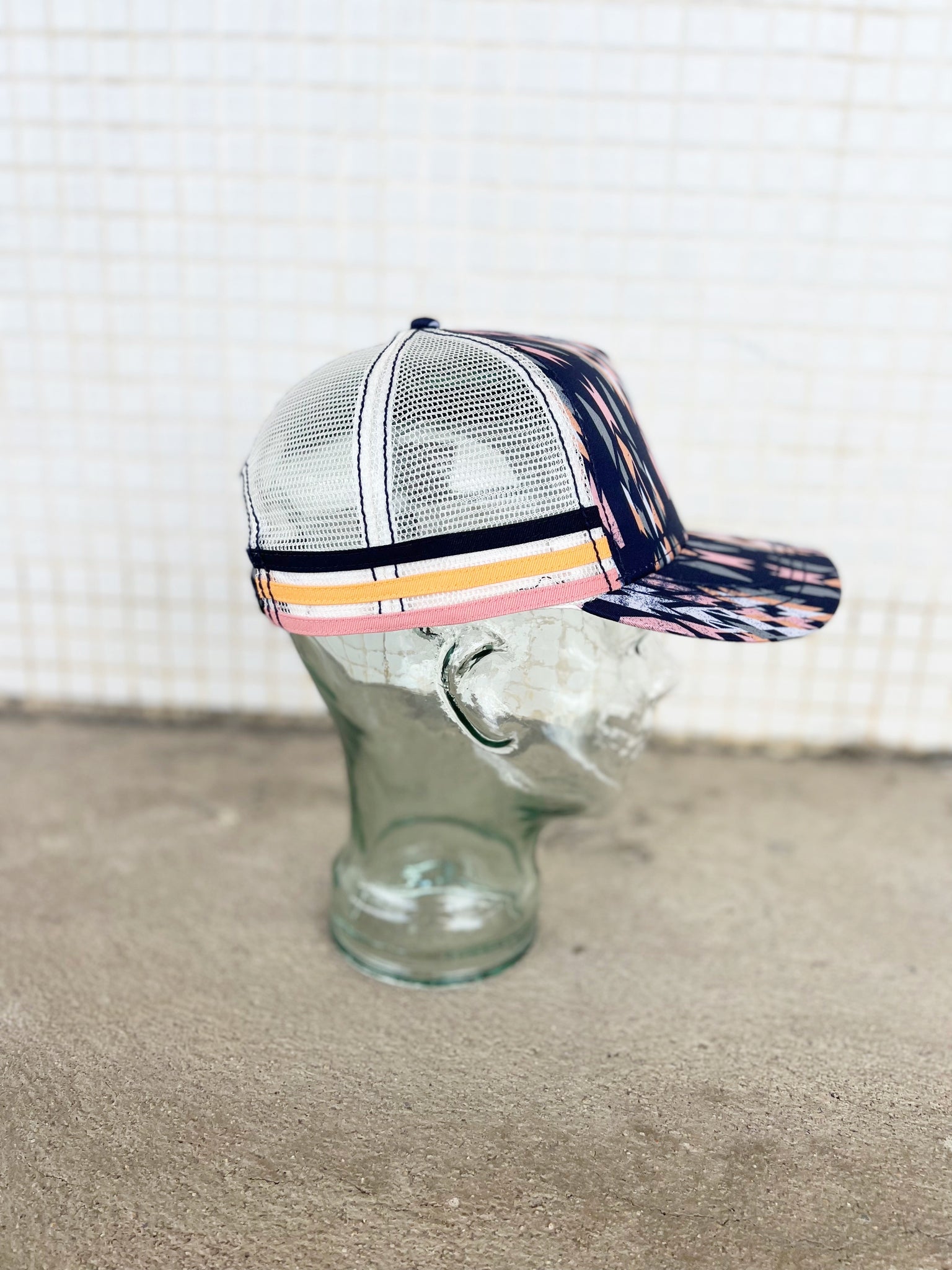 Cruel Girl Cap Navy/Orange/Khaki