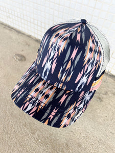 Cruel Girl Cap Navy/Orange/Khaki