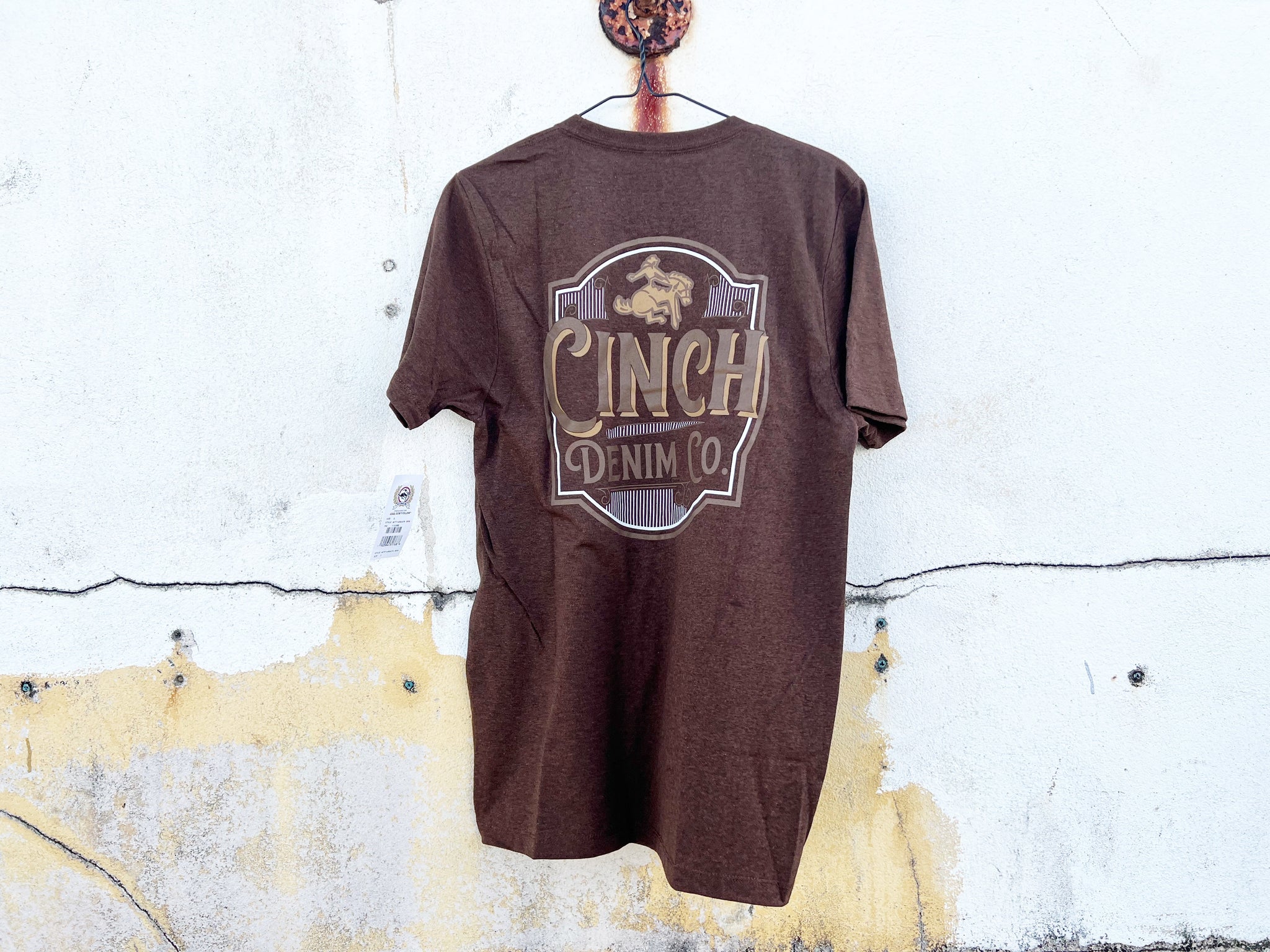 MTT1690479 Cinch Mens Tee BRN
