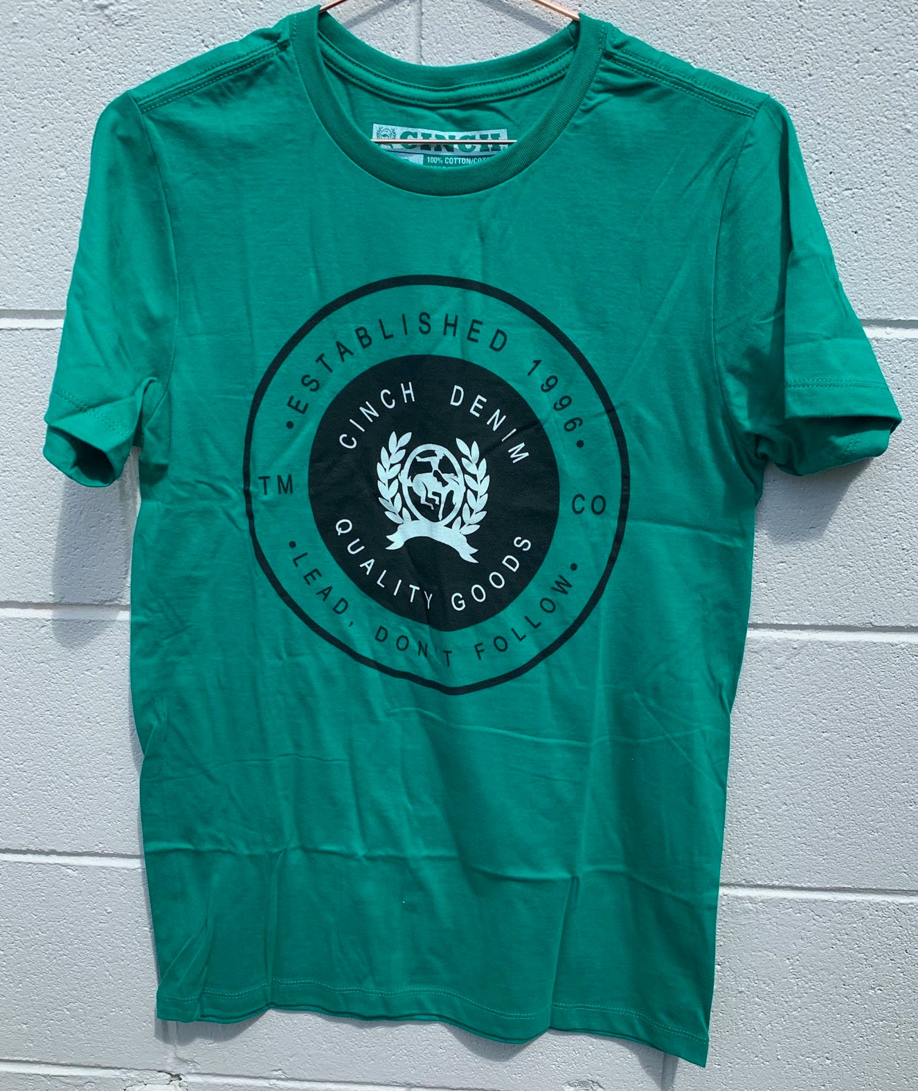 MTT1690447 Cinch Mens Tee Green