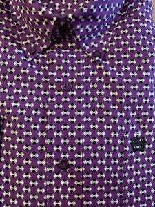 MTW1105232 Cinch Mens Purple L/S Shirt