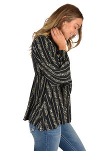 Pure Western Lilibeth Blouse Black