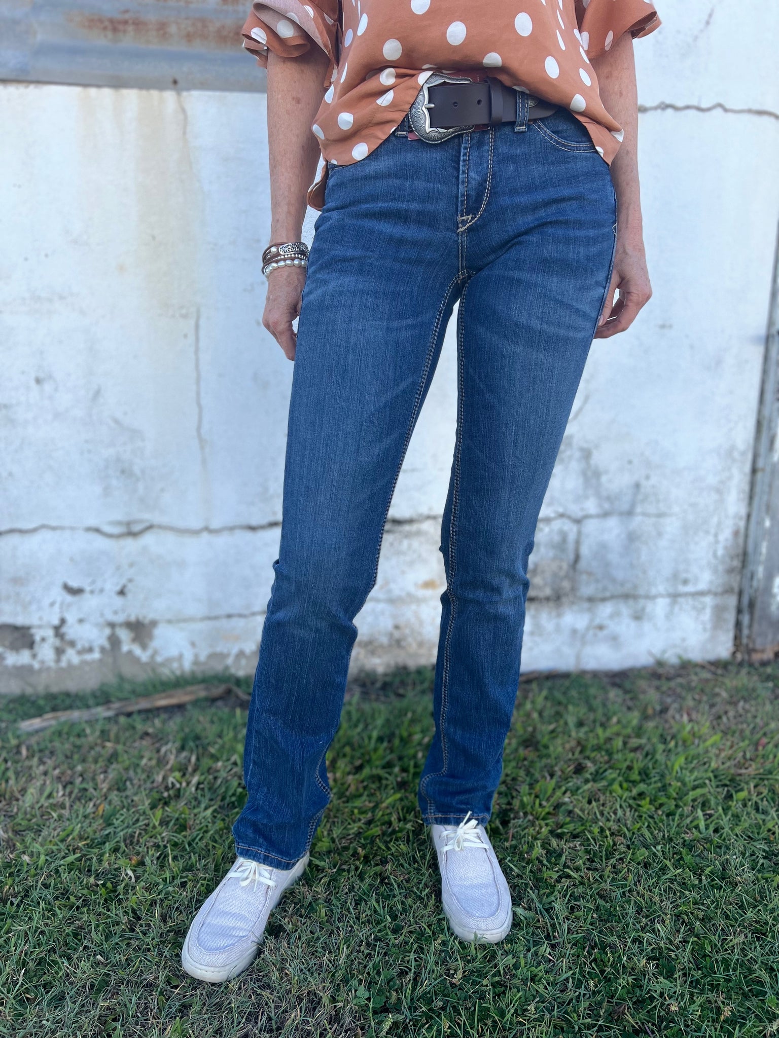 10040801 Ariat Ladies R.E.A.L. Perfect Rise Nadia Straight Jean
