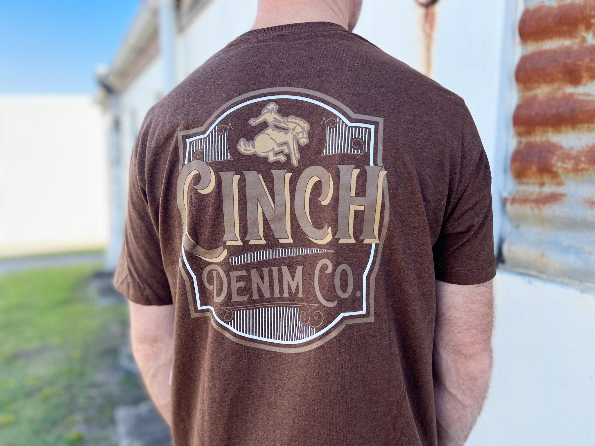 MTT1690479 Cinch Mens Tee BRN