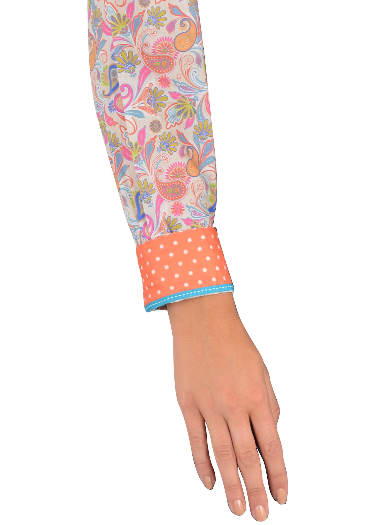 Thomas Cook Ladies Annabeth Long Sleeve Shirt Coral