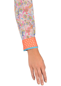 Thomas Cook Ladies Annabeth Long Sleeve Shirt Coral